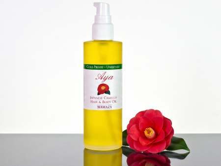 Japanese cold-pressed camellia oil for skin and hair