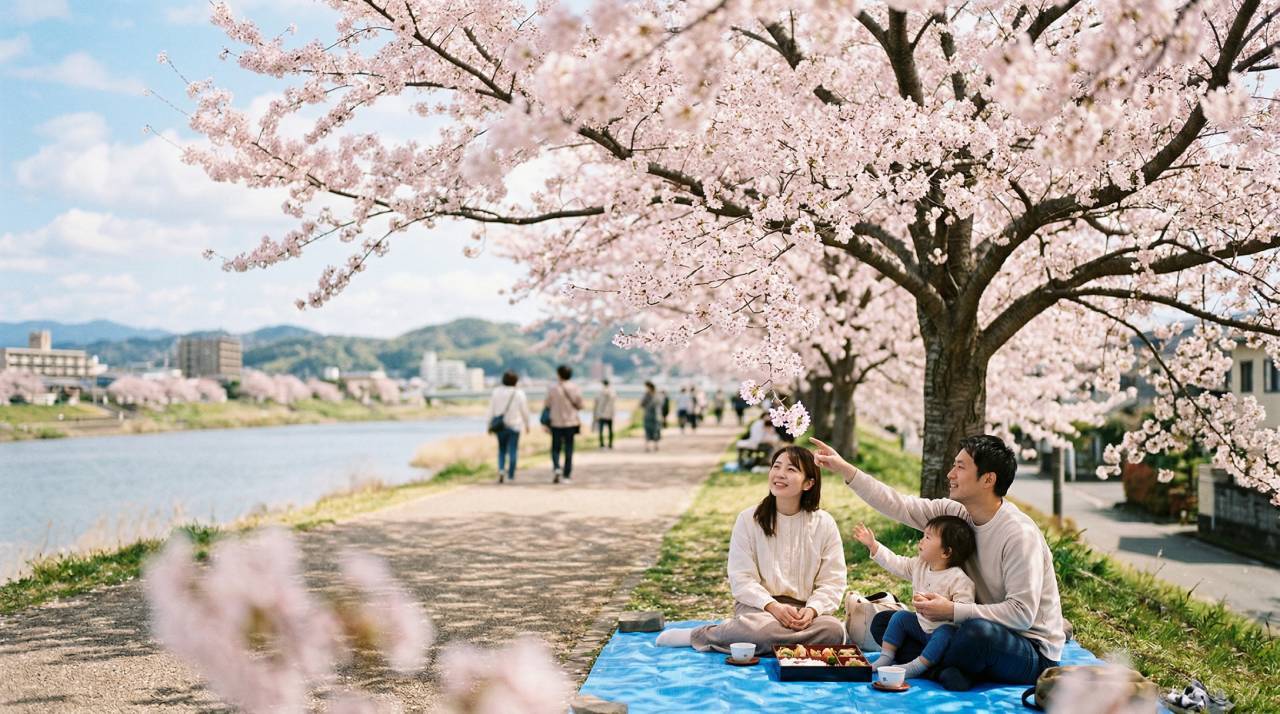 Cherry blossoms in Japan